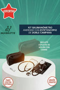 Kit Muinaifte Baumanómetro Aneroide + Estetoscopio Doble Campana ⭐⭐⭐⭐✩ 500 Reseñas de clientes satisfechos